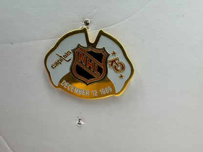 Washington Capitals vs Khimik Voskresensk December 12 1989 NHL Hockey Lapel Pin