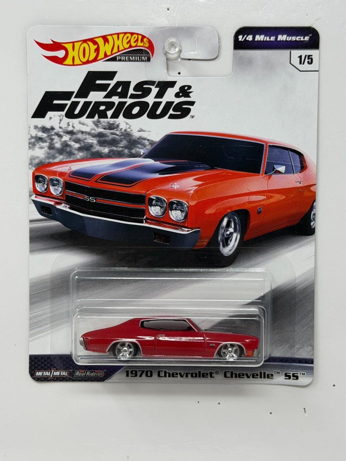 Hot Wheels Premium Fast & Furious 1970 Chevrolet Chevelle SS 1:64 Diecast