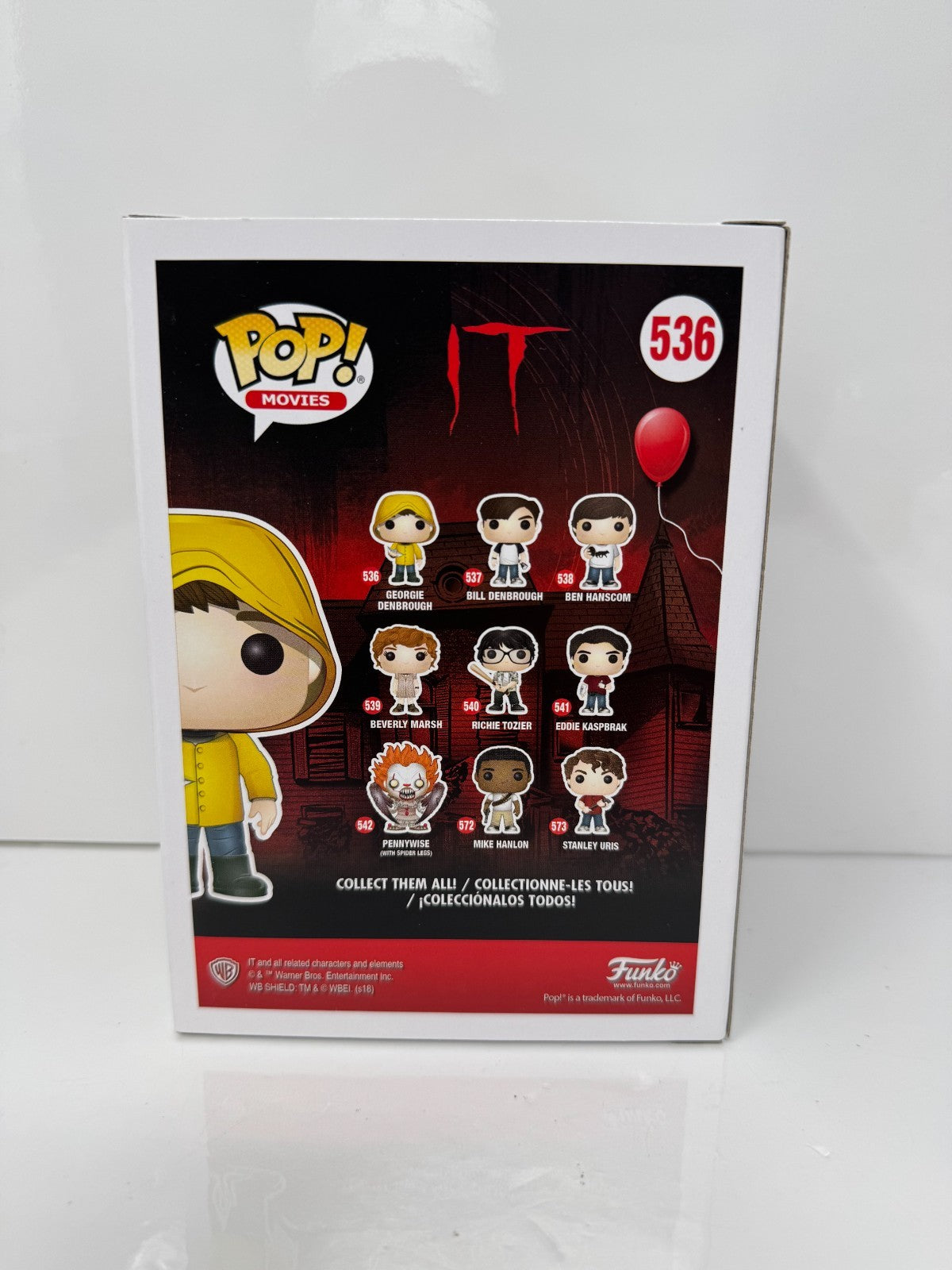 Funko Pop! Movies IT #536 Georgie Denbrough Chase Vinyl Figure