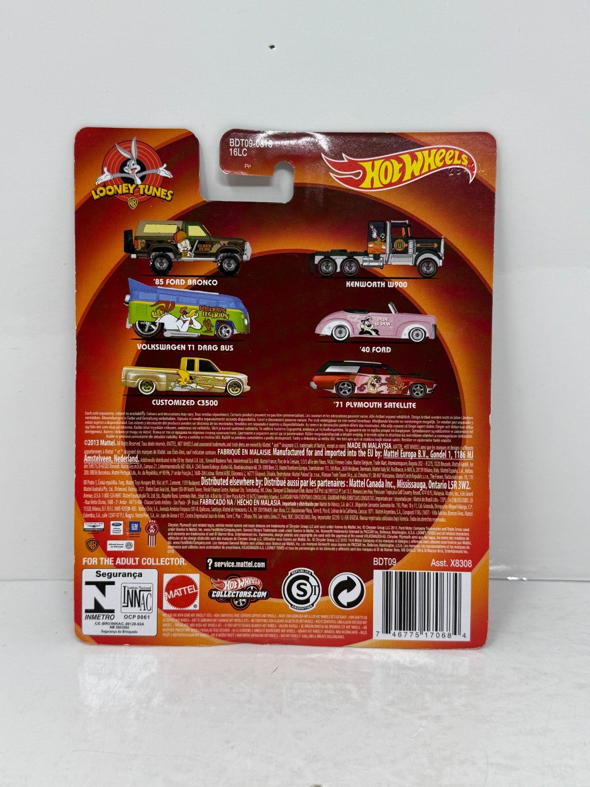 Hot Wheels Looney Tunes Real Riders 1:64 Diecast Lot of 8