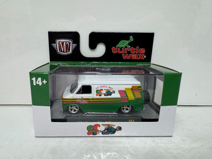 M2 Machines Turtle Wax 1971 Chevrolet Van G10 1:64 Diecast
