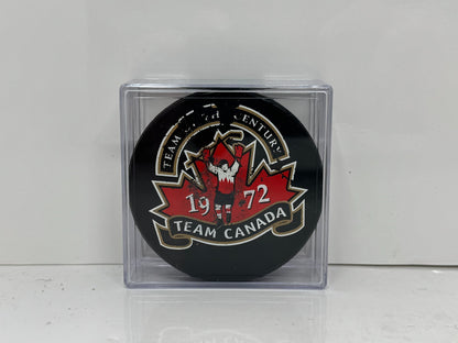 Gilbert Perreault Team Canada 1972 Summit Series Commemorative Hockey Puck