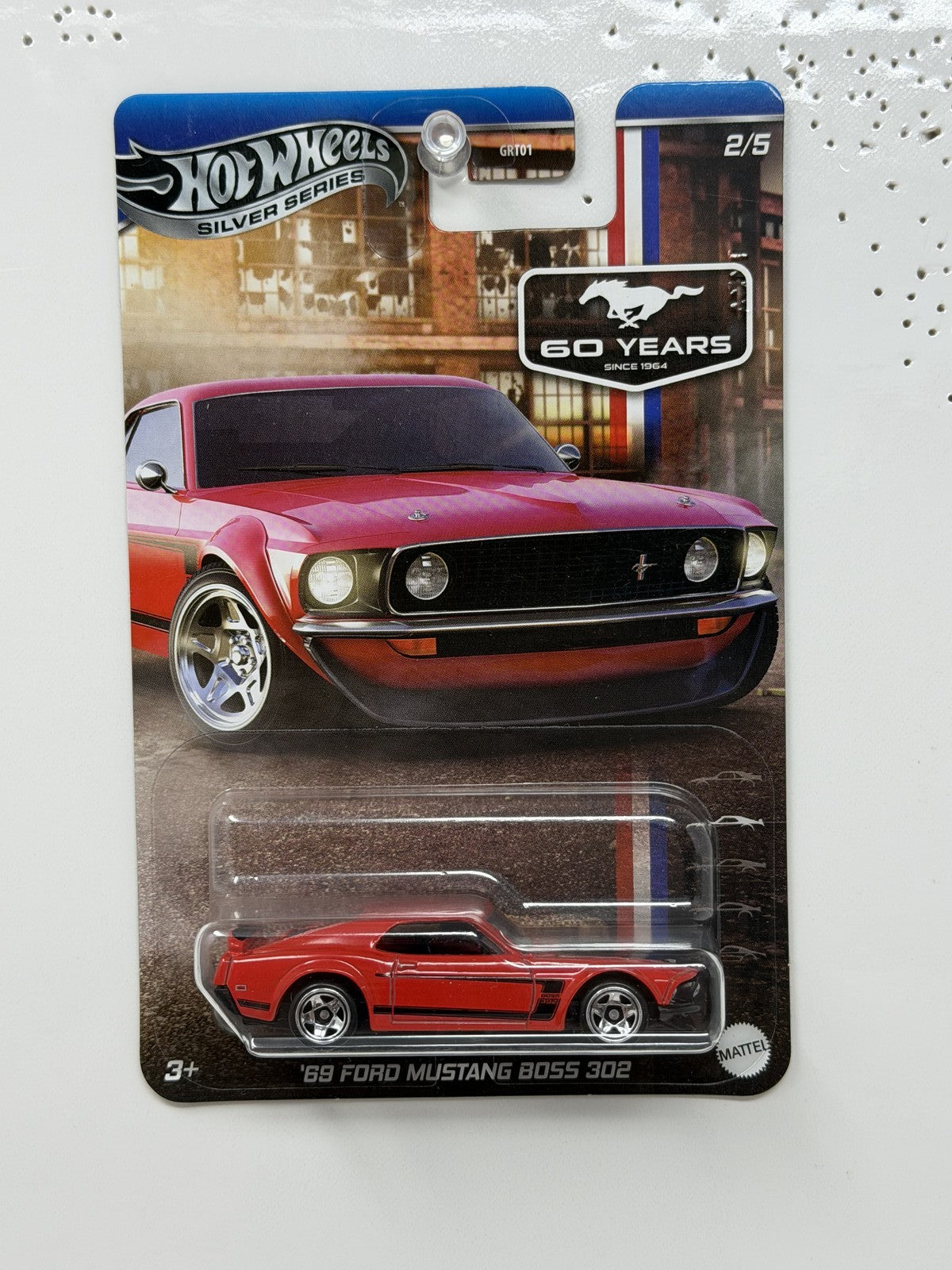 Hot Wheels Silver Series Mustang 60 Years 1969 Boss 302 1:64 Diecast