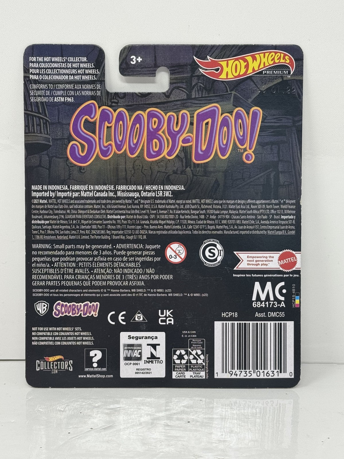 Hot Wheels Premium Scooby-Doo The Mystery Machine 1:64 Diecast