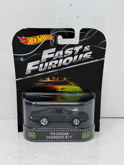 Hot Wheels Retro Entertainment 1970 Dodge Charger RT Fast & Furious 1:64 Diecast