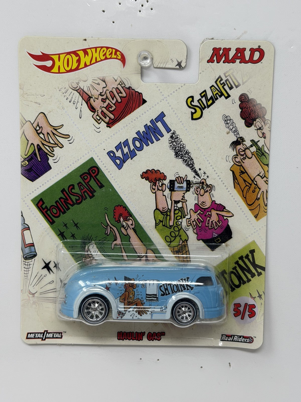 Hot Wheels MAD Magazine Haulin' Gas 1:64 Diecast Real Riders