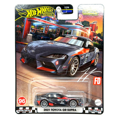 Hot Wheels Premium Boulevard #96 2021 Toyota GR Supra Formula Drift 1:64 Diecast