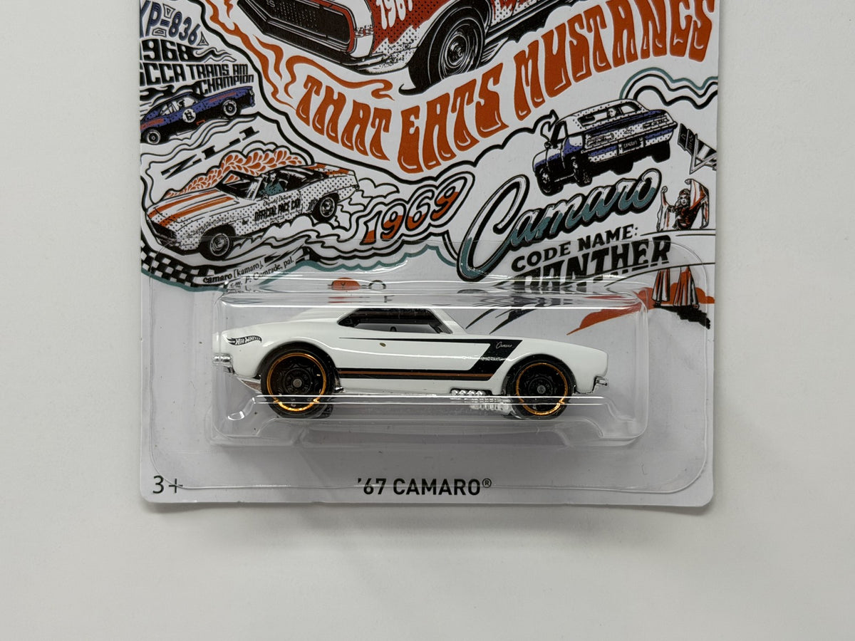Hot Wheels A Small Vicious Animal That Eats Mustangs 1967 Camaro 1:64 Diecast