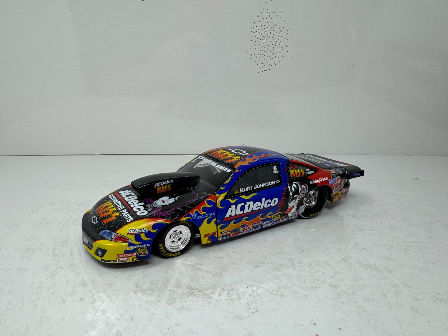 Action NHRA Kurt Johnson ACDelco Kiss 2003 Cavalier Pro Stock 1:24 Diecast