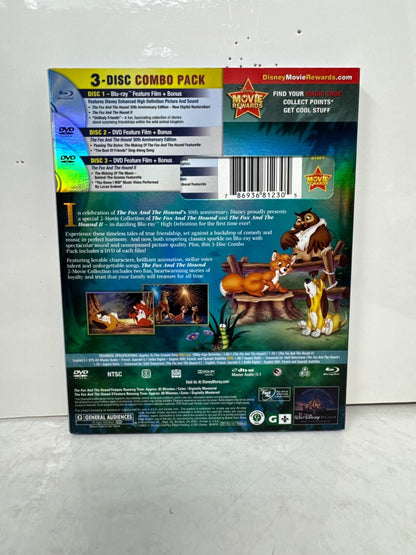 The Fox and the Hound (Blu-ray) Disney Animated 2-Movie Collection Set