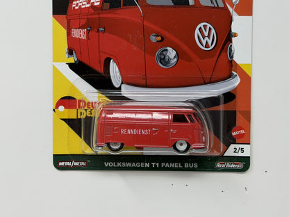 Hot Wheels Premium Deutschland Design Volkswagen T1 Panel Bus 1:64 Diecast