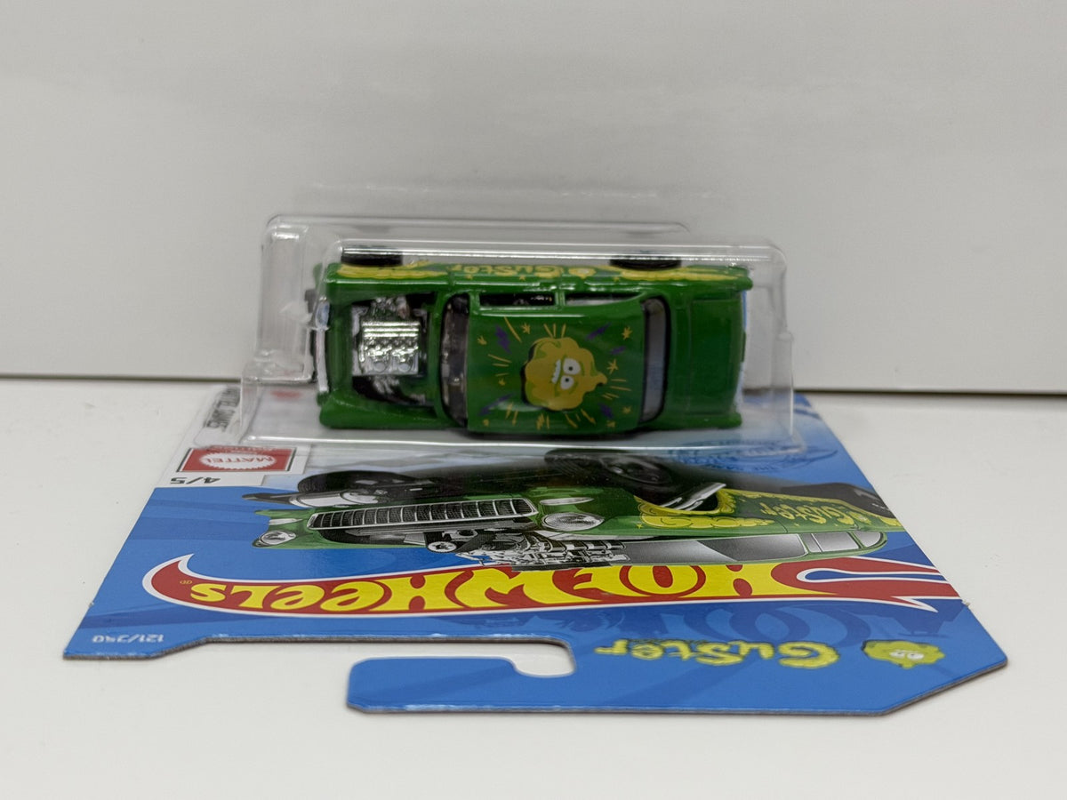 Hot Wheels Mattel Games Guster 1955 Chevy Bel Air Gasser Green 1:64 Diecast