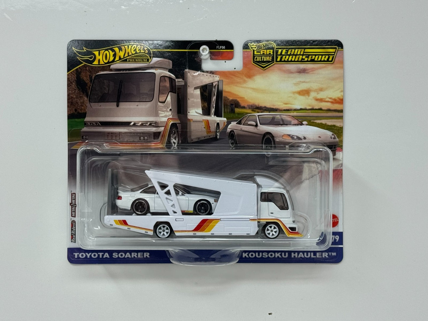 Hot Wheels Premium Team Transport Toyota Soarer & Kousoku Hauler 1:64 Diecast