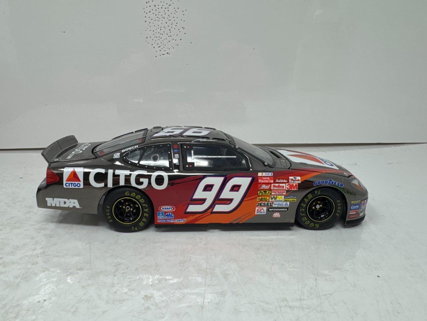 Team Caliber Nascar #99 Jeff Burton Citgo 2003 Taurus Dark Chrome 1:24 Diecast