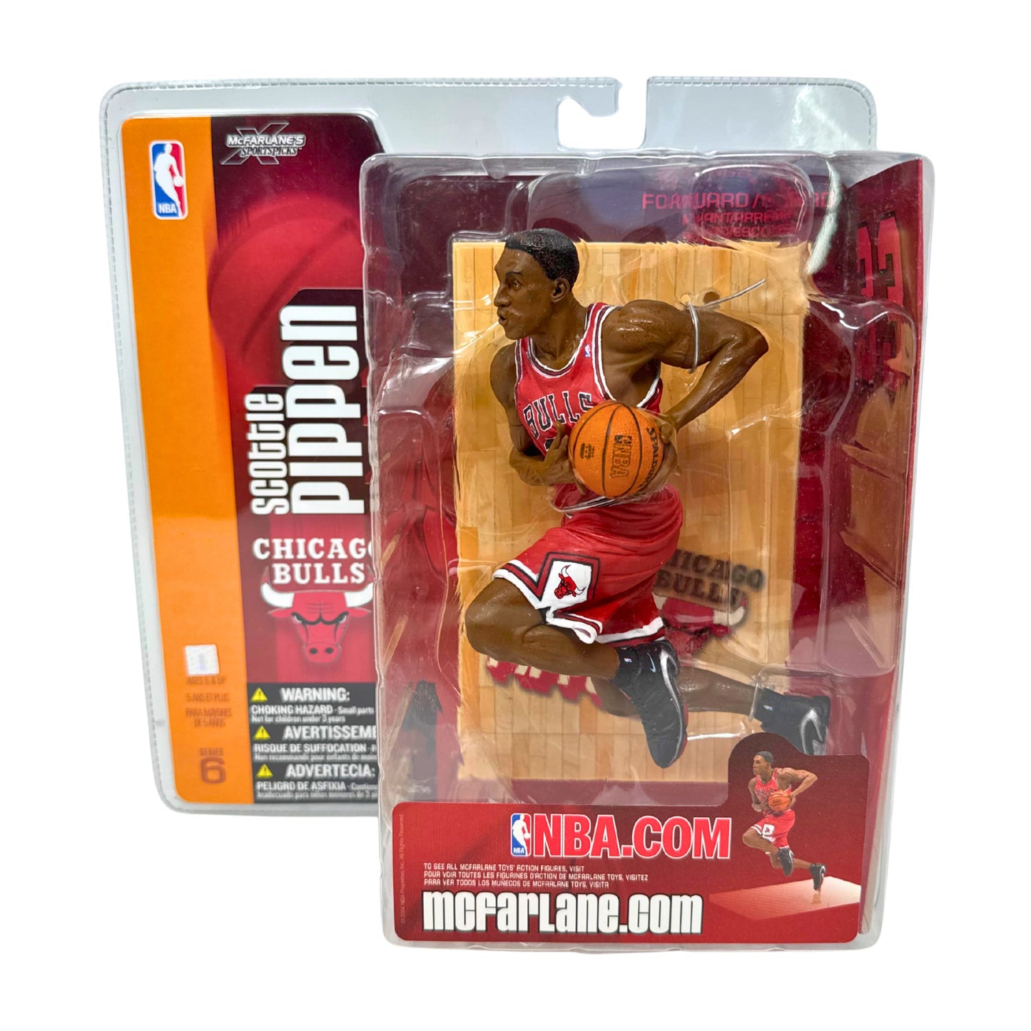 McFarlane NBA Scottie Pippen Chicago Bulls Series 6 Figure Final Game RARE!!
