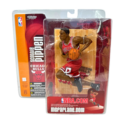 McFarlane NBA Scottie Pippen Chicago Bulls Series 6 Figure Final Game RARE!!