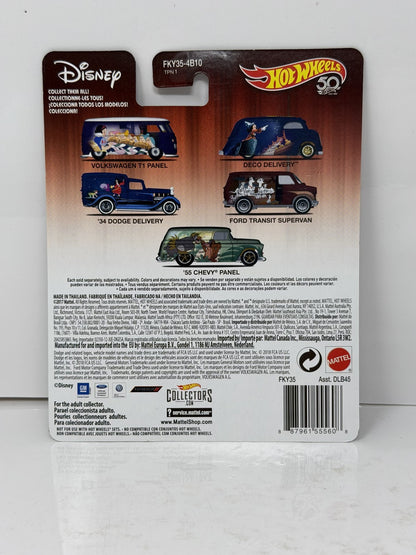 Hot Wheels Disney 101 Dalmatians Ford Transit Supervan 1:64 Diecast Real Riders