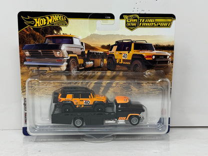Hot Wheels Premium Team Transport Toyota FJ Cruiser Horizon Hauler 1:64 Diecast