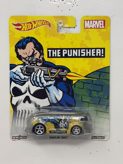 Hot Wheels Marvel The Punisher Haulin' Gas 1:64 Diecast Real Riders