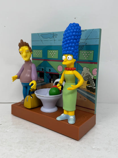 Simpsons World of Springfield Barney's Bowl-A-Rama Playmates Playset Diorama
