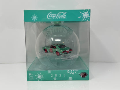M2 Machines Coca-Cola 2025 1969 Chevy Camaro Ornament CHASE 1:64 Diecast