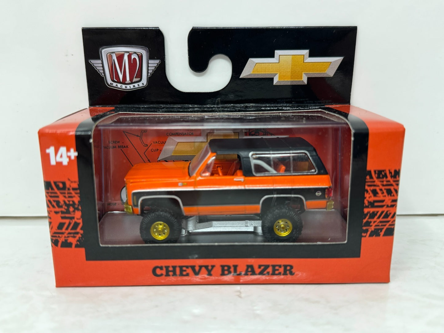 M2 Machines Chevrolet 1974 Chevrolet K5 Blazer 4x4 1:64 Diecast