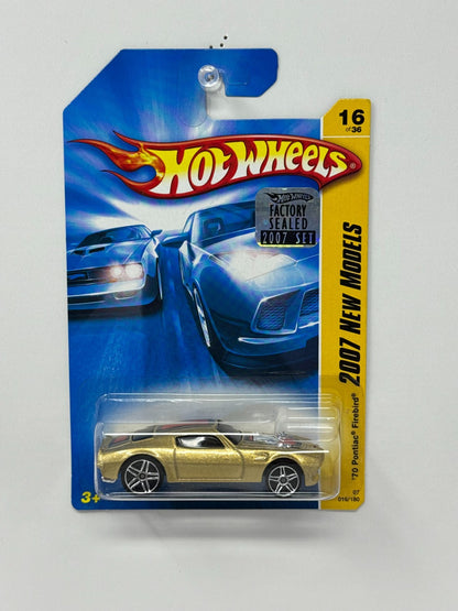 Hot Wheels New Models 1970 Pontiac Firebird 1:64 Diecast Factory Sealed
