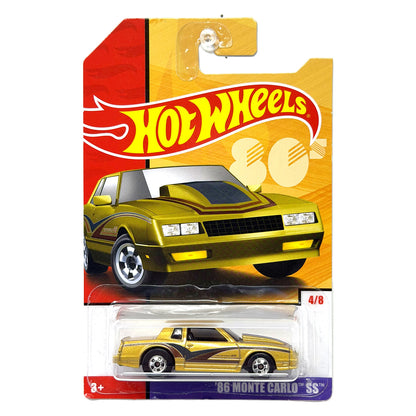Hot Wheels 80's 1986 Chevrolet Monte Carlo SS 1:64 Diecast Gold