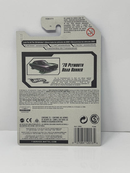 Hot Wheels Muscle Mania 1970 Plymouth Road Runner 1:64 Diecast Black
