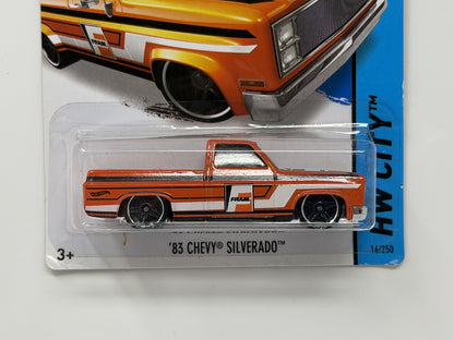 Hot Wheels HW City 1983 Chevy Silverado FRAM 1:64 Diecast Orange