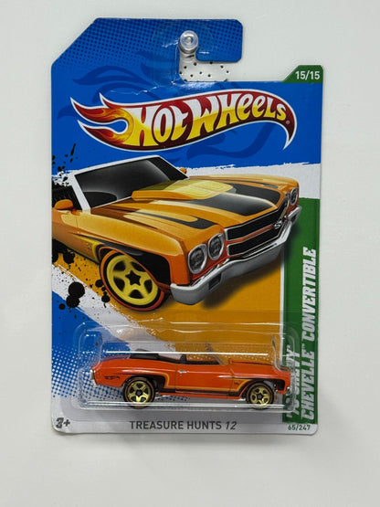 Hot Wheels Treasure Hunt 1970 Chevy Chevelle Convertible 1:64 Diecast