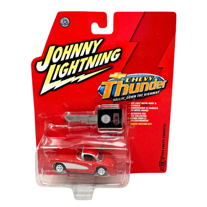 Johnny Lightning Chevy Thunder 1956 Chevy Corvette 1:64 Diecast