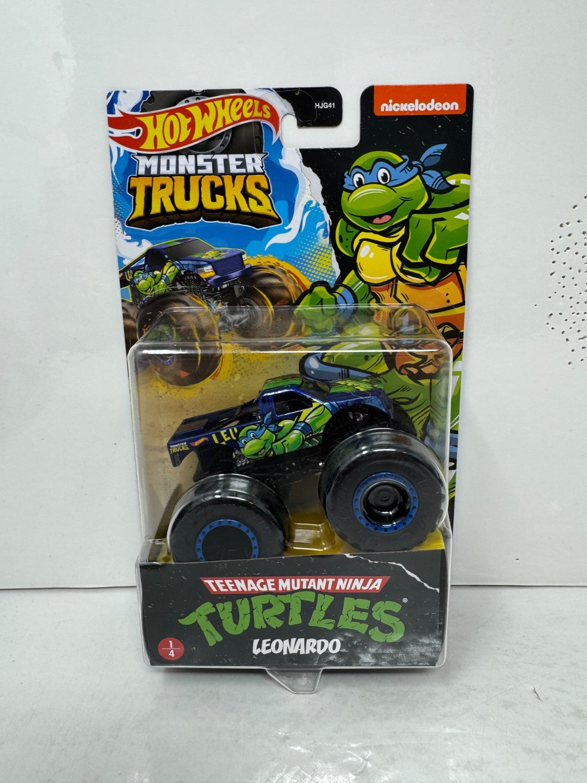 Hot Wheels Monster Trucks Leonardo Teenage Mutant Ninja Turtles 1:64 Diecast