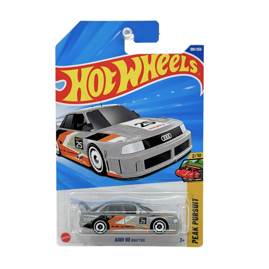 Hot Wheels Peak Pursuit Audi 90 Quattro 1:64 Diecast Silver