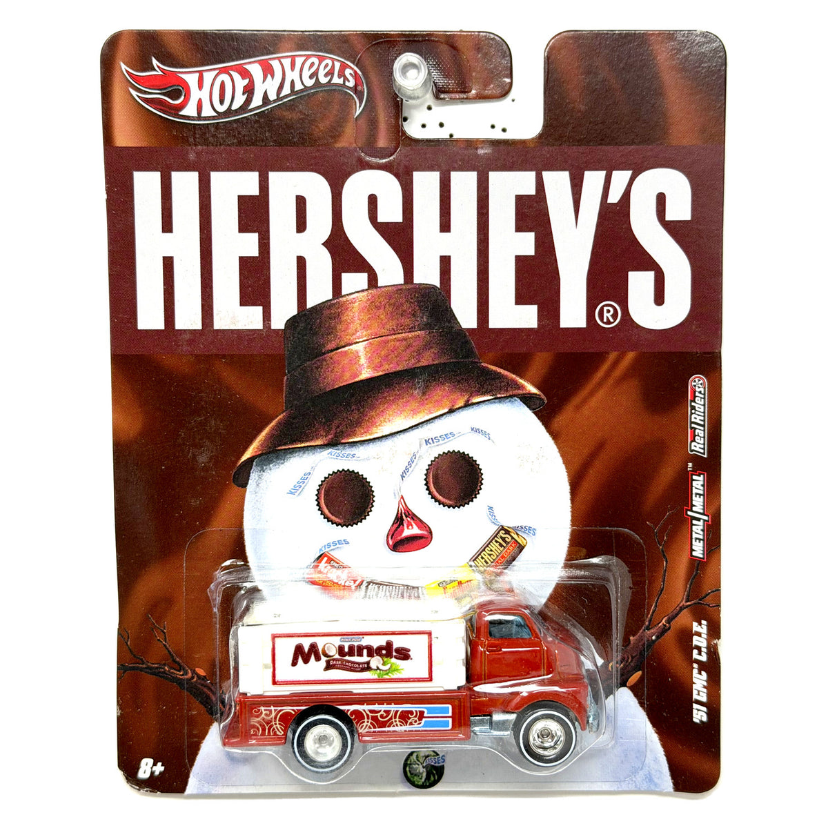 Hot Wheels Hershey's Mounds 1951 GMC C.O.E. 1:64 Diecast Real Riders