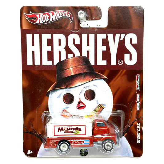 Hot Wheels Hershey's Mounds 1951 GMC C.O.E. 1:64 Diecast Real Riders