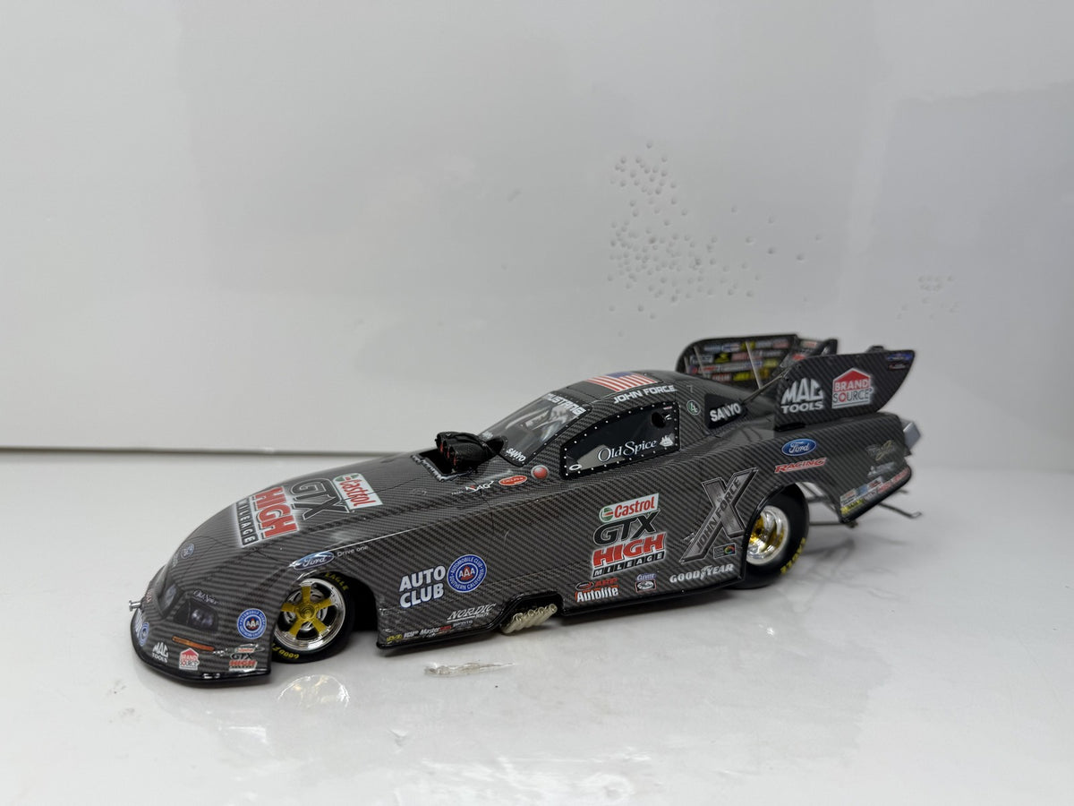 Action NHRA John Force Castrol 2008 Mustang Carbon Fiber 1:24 Diecast