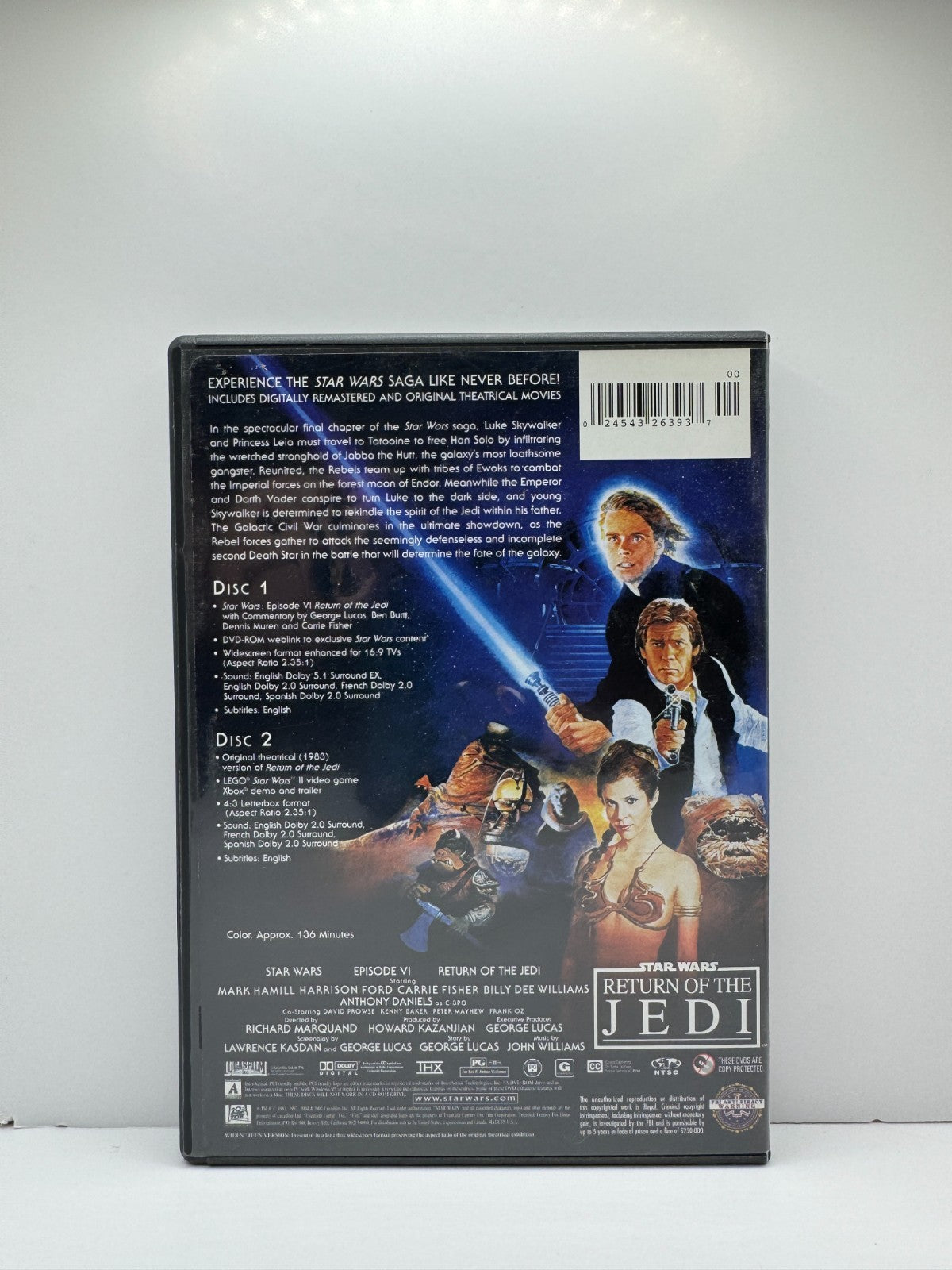 Star Wars Episode VI Return of the Jedi (DVD) Star Wars Sci-Fi