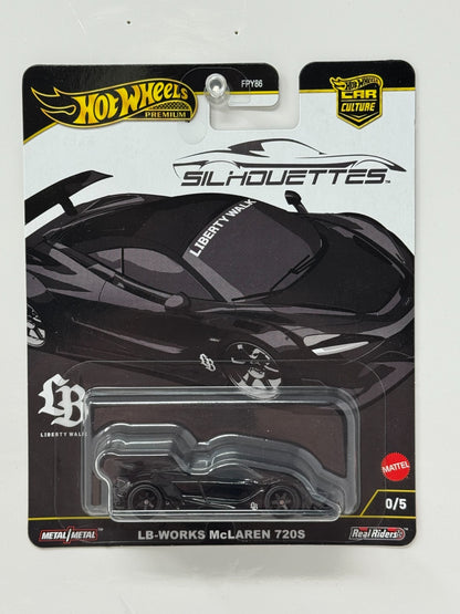 Hot Wheels Premium Silhouettes LB-Works McLaren 720S Zero CHASE 0/5 1:64 Diecast
