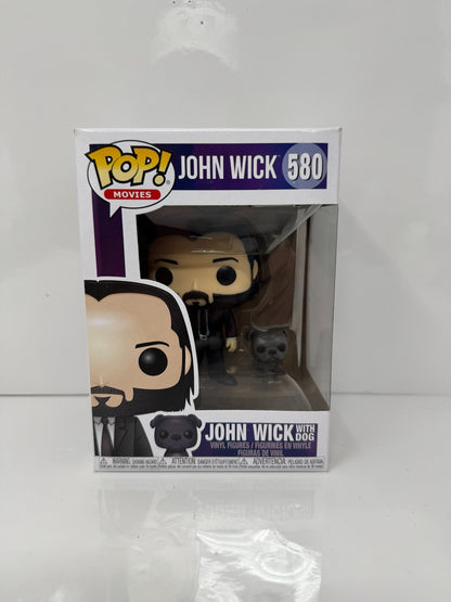 Funko Pop! Movies John Wick #580 John Wick with Dog Vinyl Figure