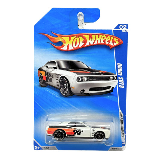 Hot Wheels Performance Dodge SRT8 K&N 1:64 Diecast White