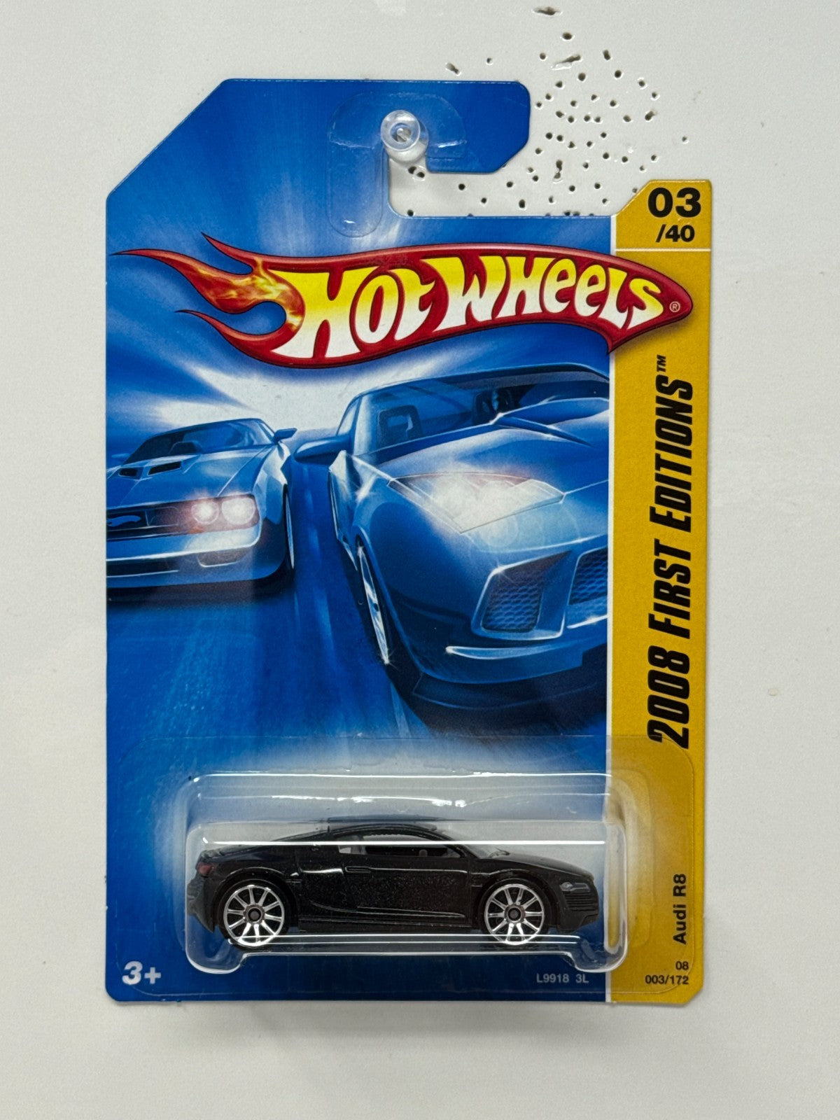 Hot Wheels First Editions 2008 Audi R8 1:64 Diecast Black V2
