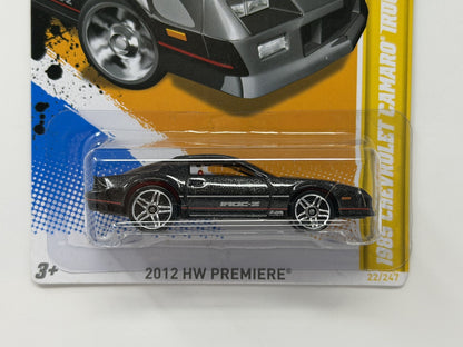 Hot Wheels 2012 HW Premiere 1985 Chevrolet Camaro IROC-Z 1:64 Diecast Black