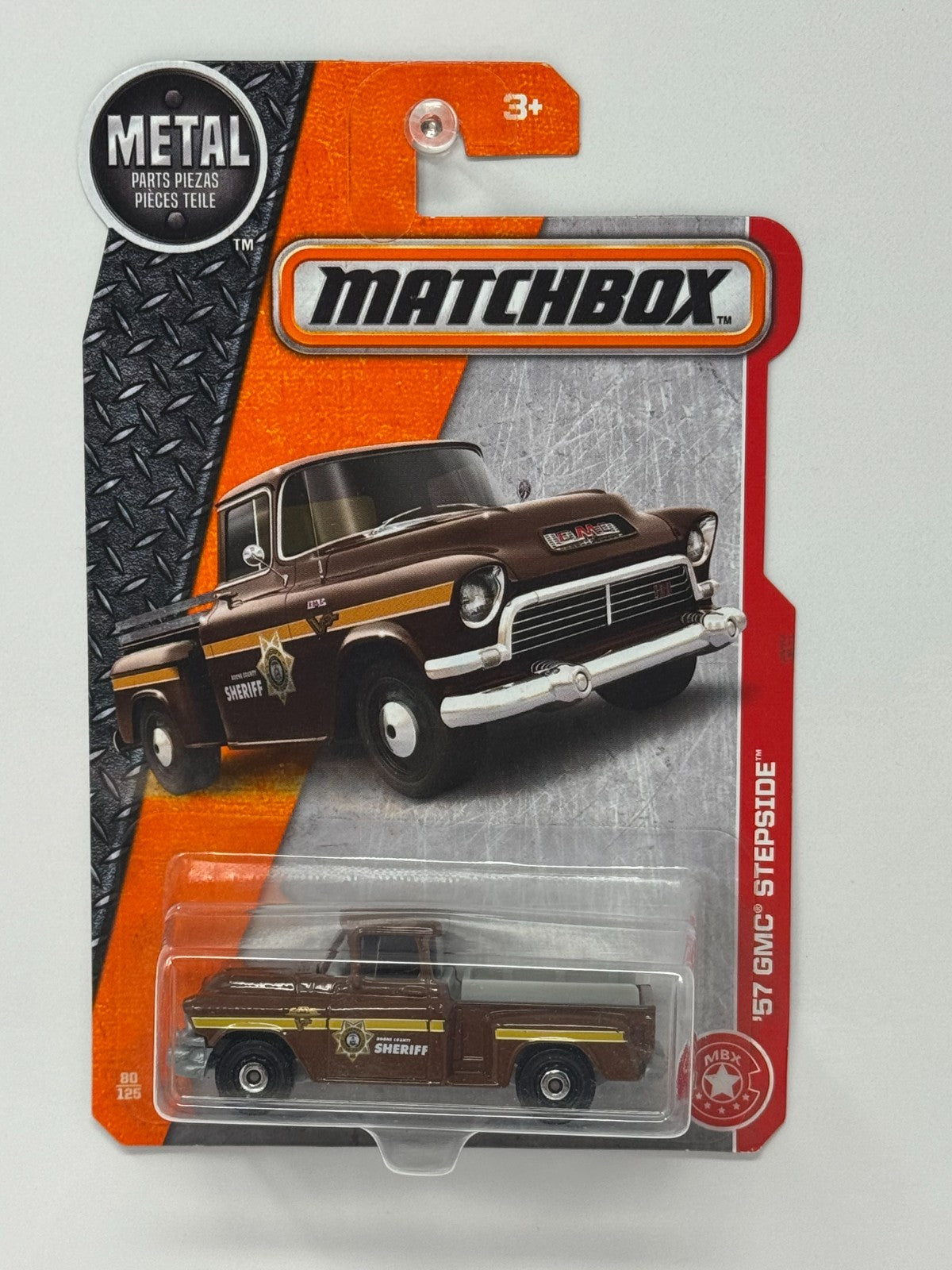 Matchbox 1957 GMC Stepside Sheriff 1:64 Diecast