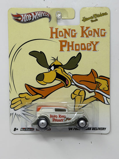 Hot Wheels Hong Kong Phooey 1934 Ford Sedan Delivery 1:64 Real Riders