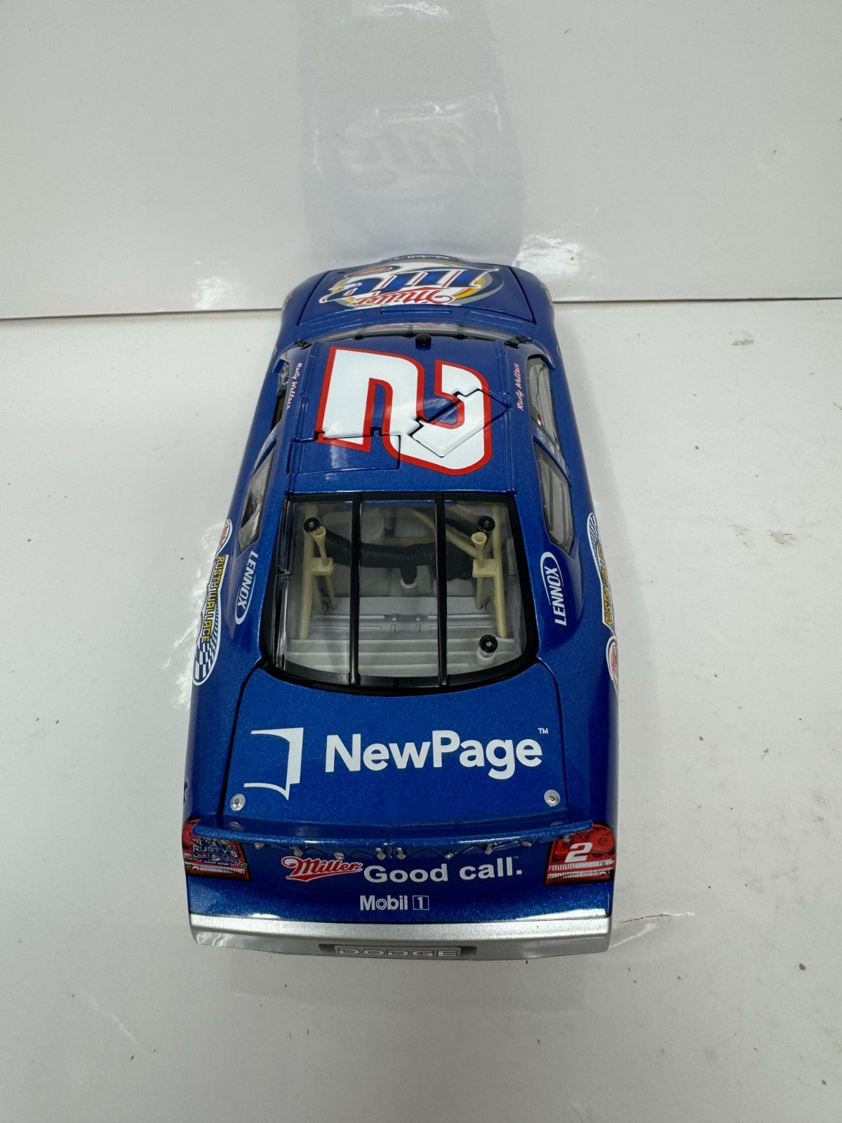 Action Nascar Rusty Wallace #2 Miller Rusty Wallace 500 2005 Charger 124 Diecast
