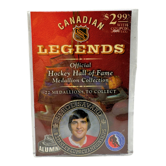Serge Savard NHL Canadian Legends Official Hall of Fame Medallion Collection