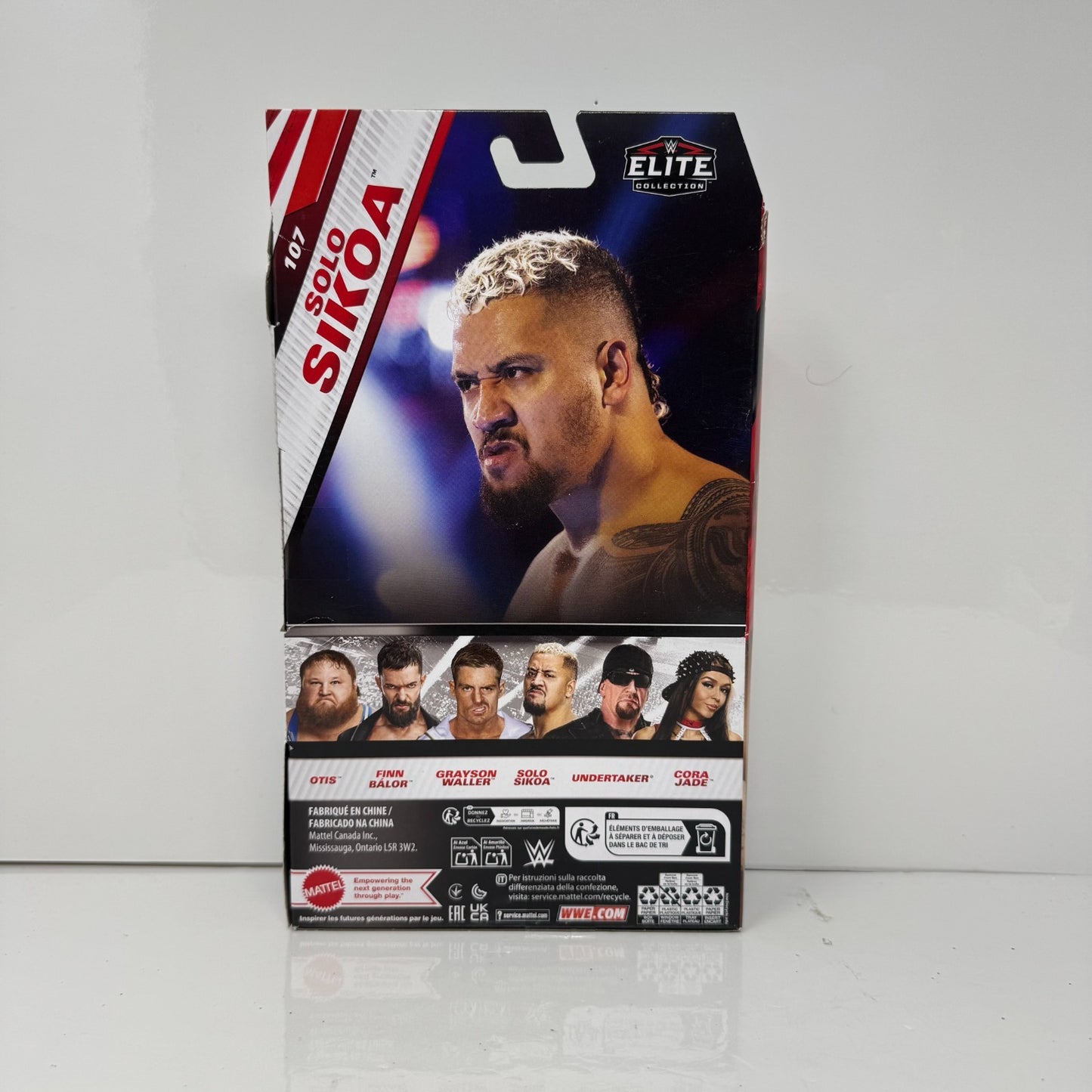 Matte WWE Elite Collection Series 107 Solo Sikoa Action Figure