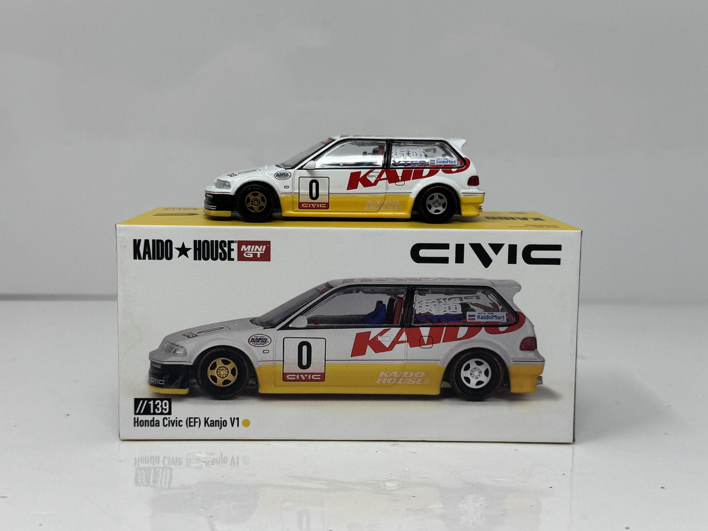 Mini GT Kaido House Honda Civic EF Kanjo V1 1:64 Diecast