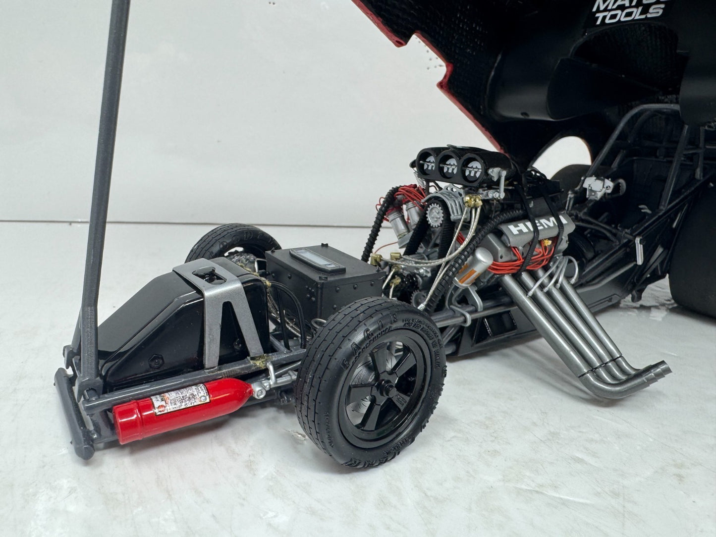 Milestone Gary Scelzi NHRA HEMI Powered Oakley Dodge Stratus Funny Car 116 Scale
